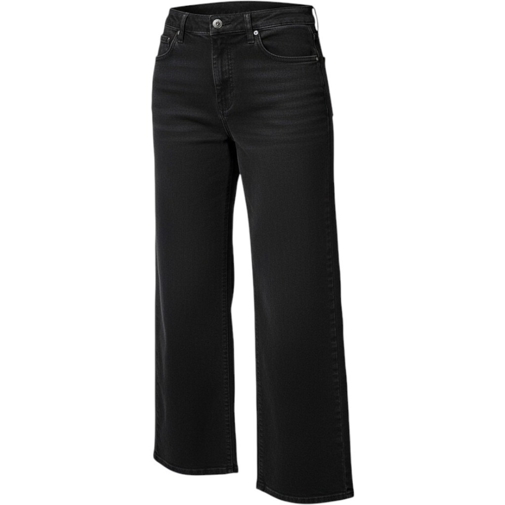 Lane Bryant Black Wide Leg Patch Pocket High Rise Jeans Size 20